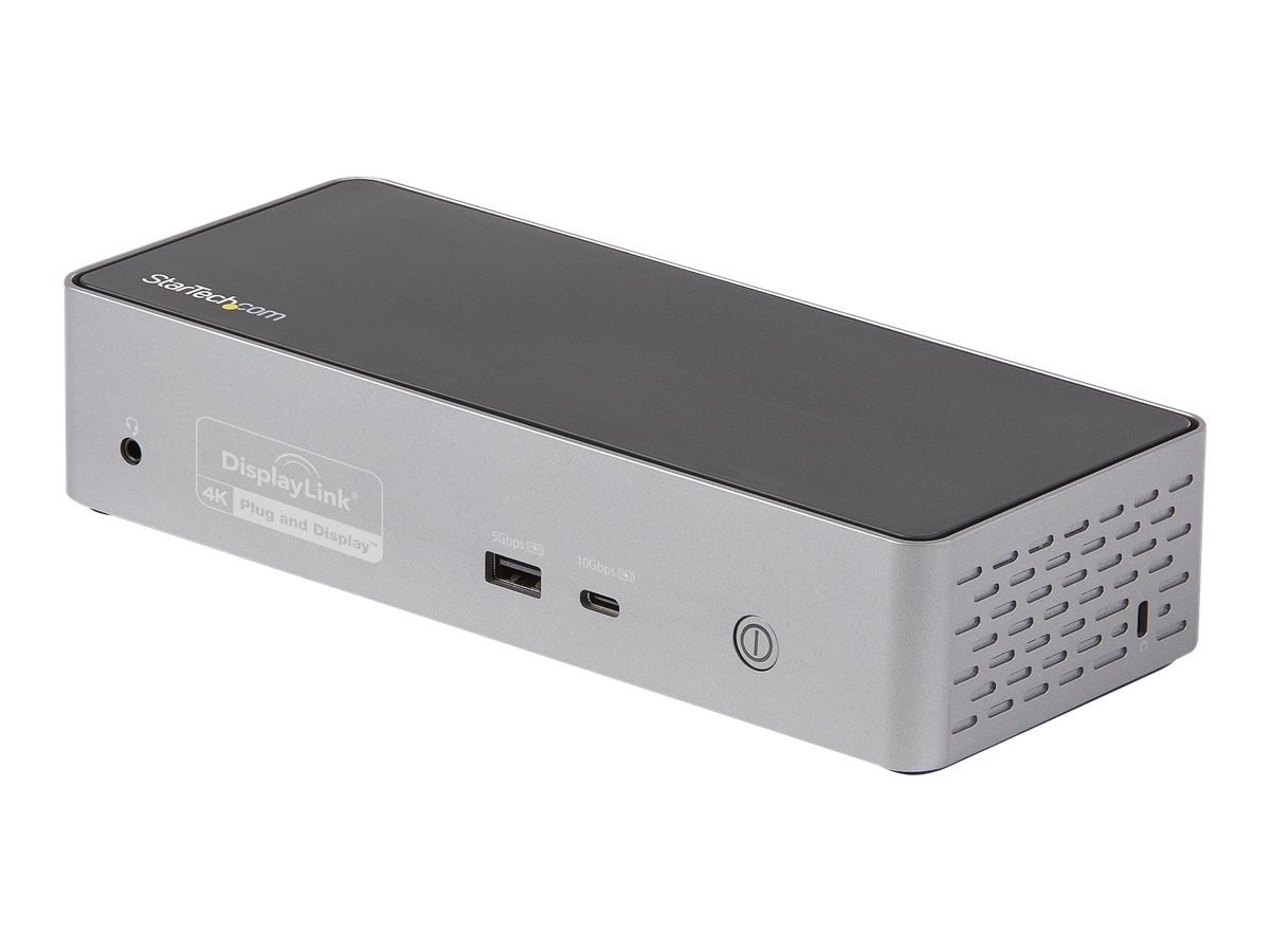 Station d’accueil USB-C Universelle StarTech.com – quatre moniteurs 4K 60 Hz DP/HDMI, PD 100 W