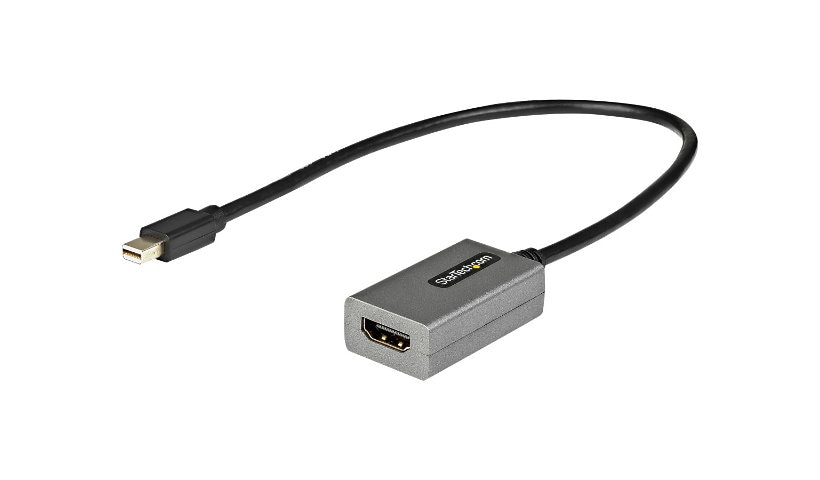 StarTech.com Mini DisplayPort to HDMI Adapter, mDP to HDMI Adapter Dongle, 1080p, Mini DP 1,2 to HDMI Video Converter,