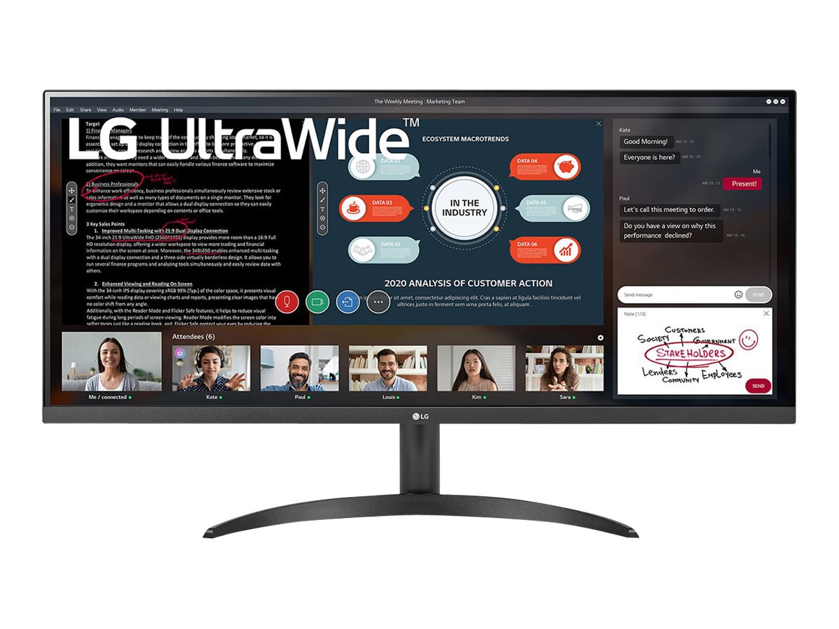 LG Ultrawide 34WP500-B 34" Class UW-UXGA Gaming LCD Monitor - 21:9