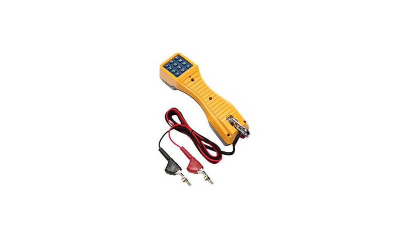 Fluke Networks TS19 Test Set with Angled-Bed-of-Nails Clips - telephone test set