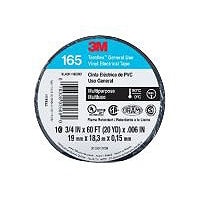 3M Temflex 165 electrical insulation tape - 0.75 in x 60 ft - blue