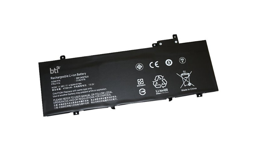 BTI - notebook battery - Li-Ion - 4947 mAh - 57 Wh