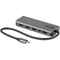 StarTech.com USB C Multiport Adapter, USB-C to HDMI or mDP 4K 60Hz/PD/4xUSB