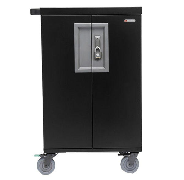 Bretford 36X Pre-Wired USB-C Charging Cart - Black Pumice