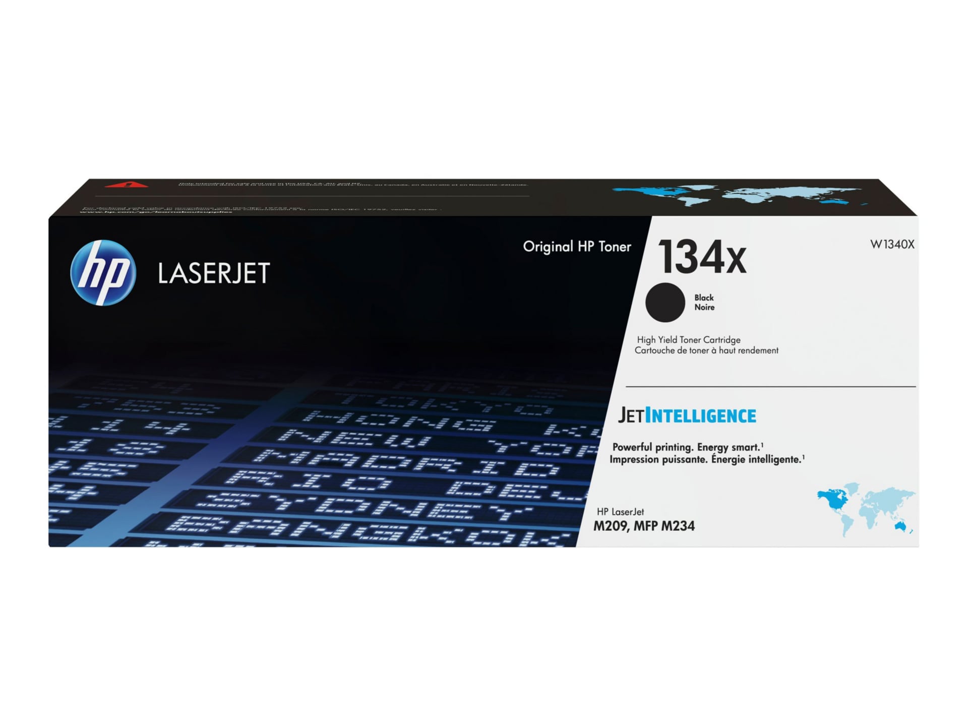 HP 134X Original High Yield Laser Toner Cartridge - Black - 1 Each