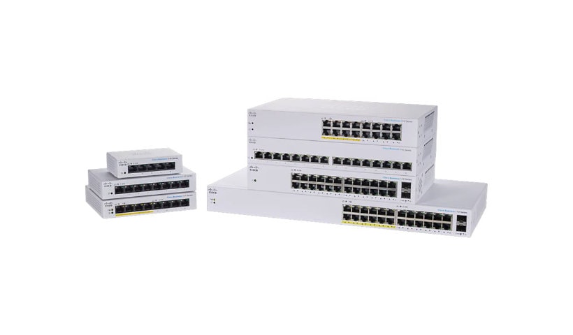 Cisco Business 110 Series 110-24PP - commutateur - 24 ports - non géré - Montable sur rack
