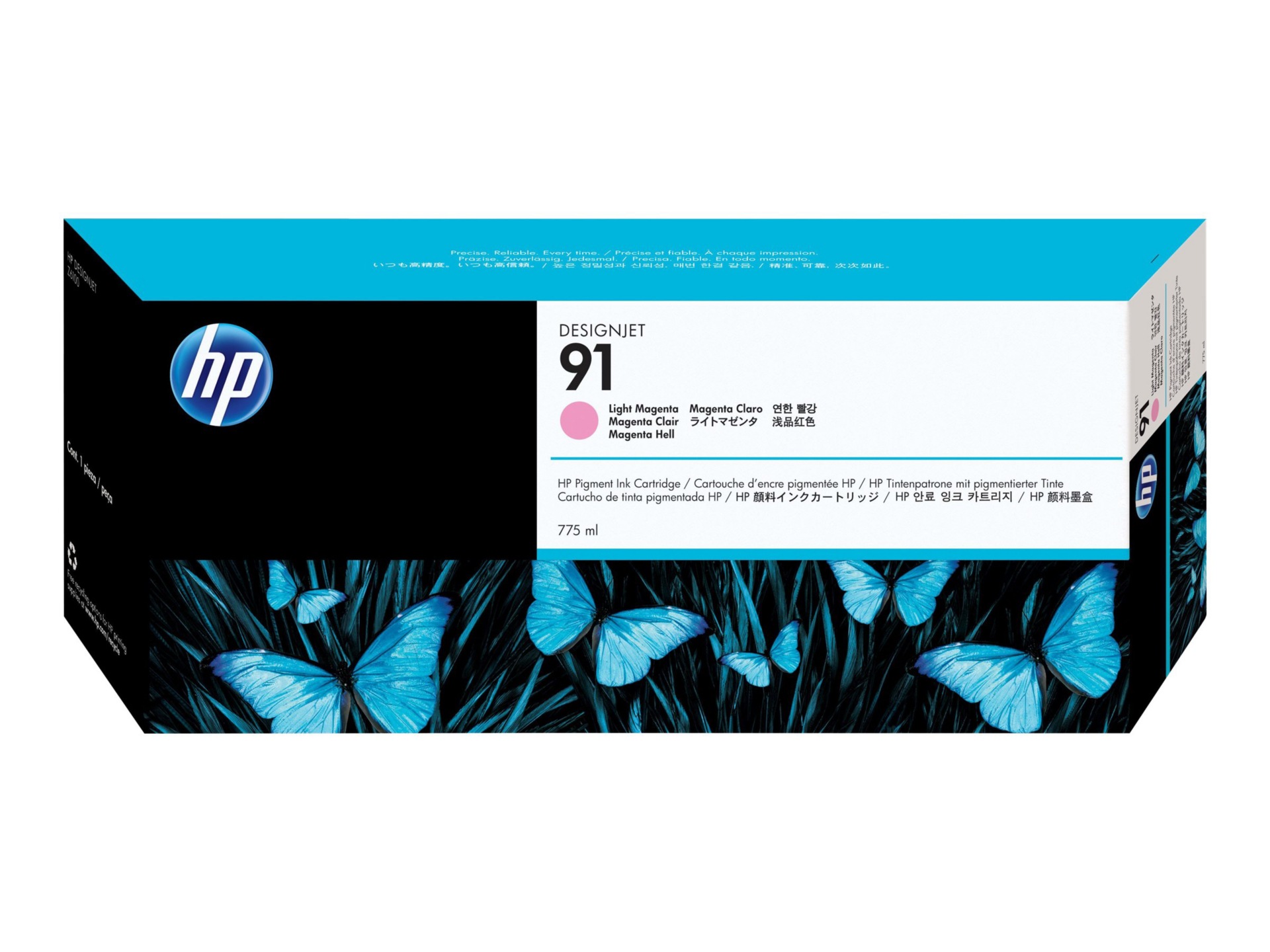 HP 91 - light magenta - original - DesignJet - ink cartridge