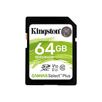 Kingston Canvas Select Plus - carte mémoire flash - 64 Go - SDXC UHS-I