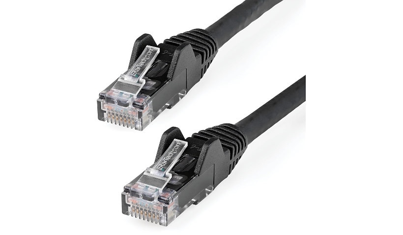 StarTech.com 30ft LSZH CAT6 Ethernet Cable 10 GbE Snagless 100W PoE UTP Network Patch Cord Black