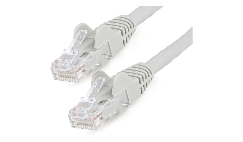 StarTech.com 50ft LSZH CAT6 Ethernet Cable 10 GbE Snagless 100W PoE UTP Network Patch Cord Gray