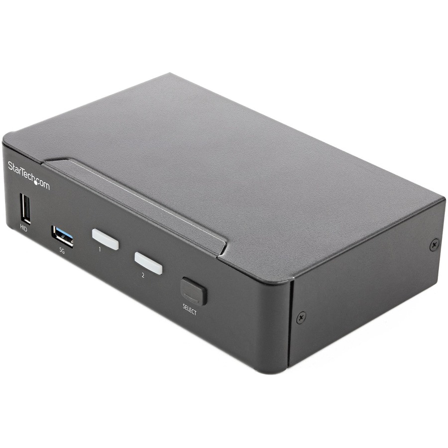 StarTech.com 2 Port HDMI KVM Switch 4K 60Hz UHD HDR, HDMI 2.0 Single Monito