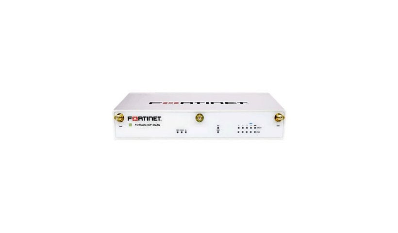 Fortinet FortiGate 40F-3G4G - security appliance - with 1 year FortiCare 24X7 Support + 1 year FortiGuard Enterprise