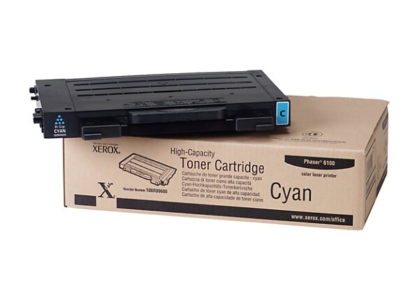 Xerox Cyan High Yield Capacity toner for Phaser 6100