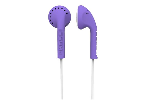 KOSS STEREO EARBUDS VIOLET