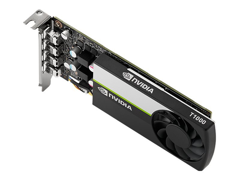 Thumbnail 3 of 15 for PNY NVIDIA T1000 Graphic Card - 4 GB GDDR6 - Low-profile