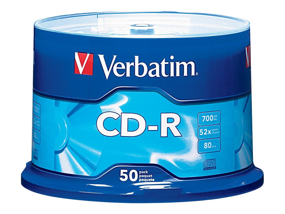 Verbatim CD-R, 50 pack