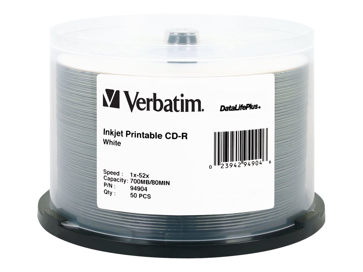 VERBATIM 50PK CD-R 52X SPINDLE
