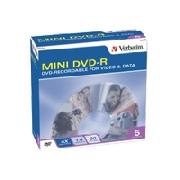 Verbatim DVD-R (8cm) x 5 - 1.4 GB - storage media