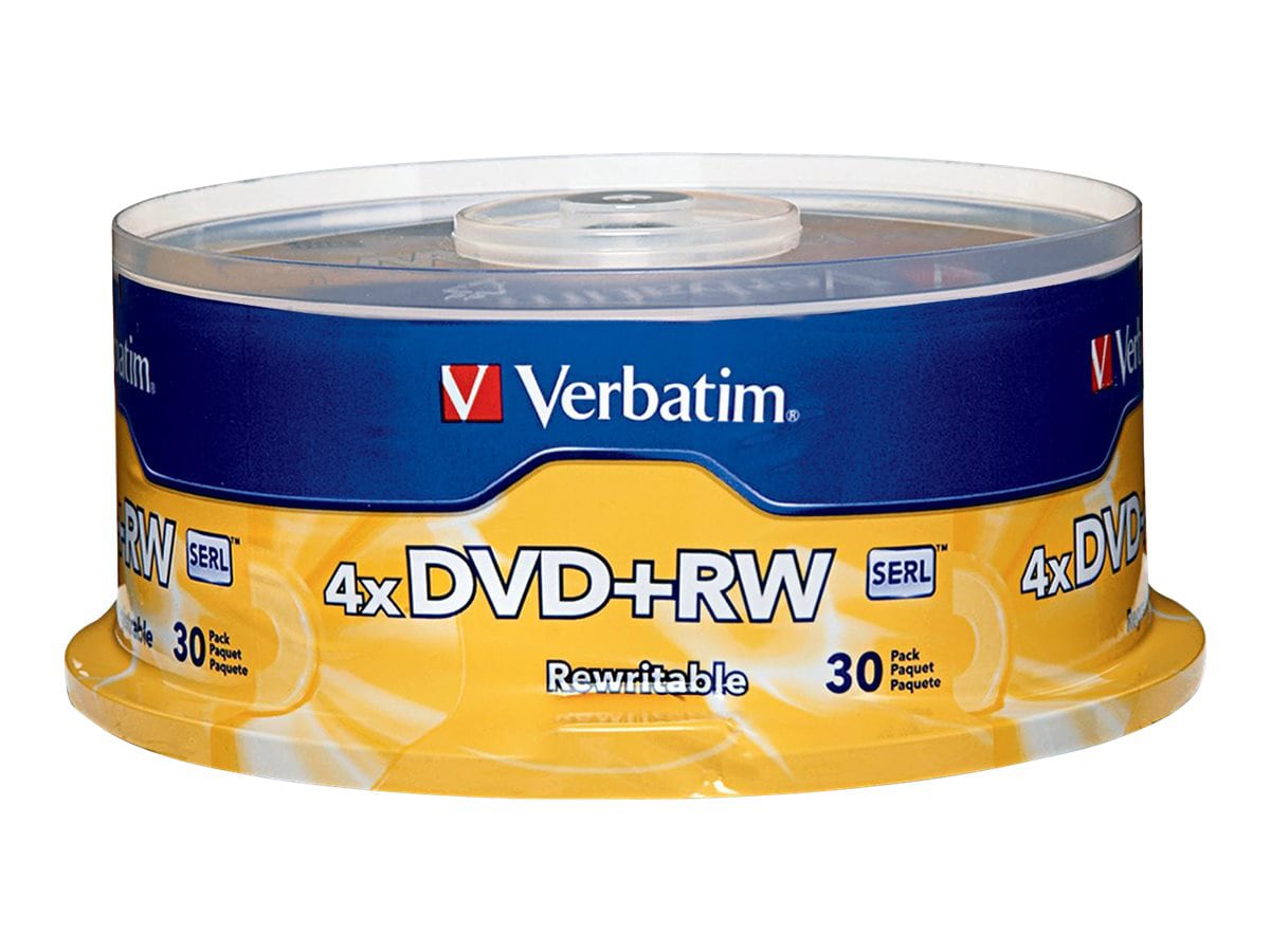 Verbatim - DVD+RW x 30 - 4.7 GB - storage media