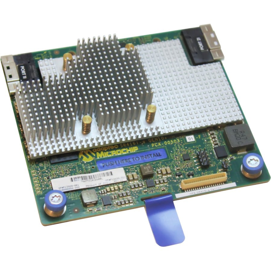 Microchip SmartRAID SR416i-a - contrôleur de stockage (RAID) - SATA 6Gb/s / SAS 24Gb/s / PCIe 4.0 (NVMe) - PCIe 4.0 x8