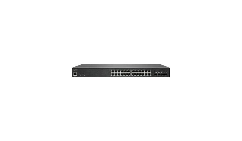 SonicWall Switch SWS14-24FPOE - switch - 28 ports - managed - rack-mountable