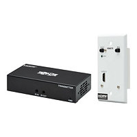 Tripp Lite HDMI Over Cat6 Extender Kit w Wall Plate Receiver 4K60Hz HDR PoC