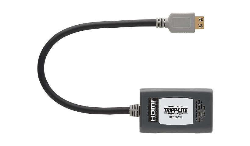 Tripp Lite HDMI over Cat6 Receiver 1-Port, Pigtail - 4K 60 Hz, HDR, 4:4:4, PoC, HDCP 2.2, 230 ft. (70.1 m), TAA -