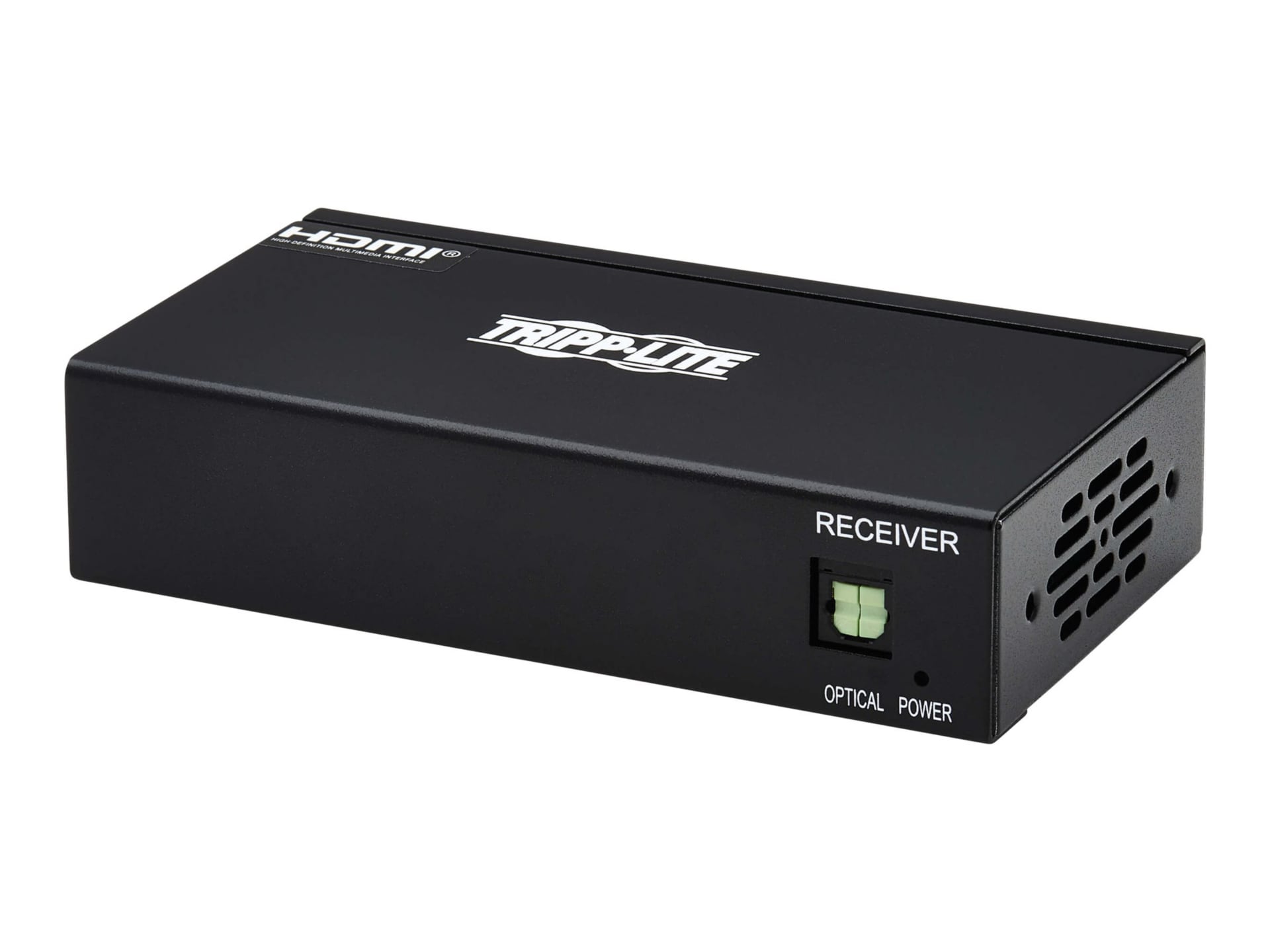 Tripp Lite HDMI over Cat6 Receiver 1-Port - 4K 60 Hz, HDR, 4:4:4, PoC, HDCP 2.2, 230 ft. (70.1 m), TAA - video/audio
