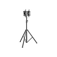 Tripp Lite Portable TV Monitor Digital Signage Stand Tripod 23-42in Display - stand - portable - for flat panel - black