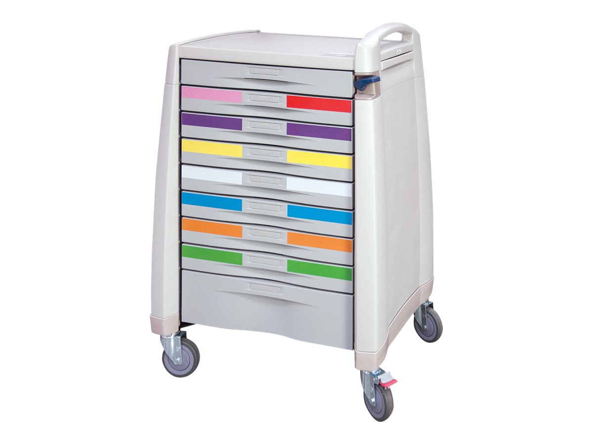 Capsa Healthcare Avalo Series Pediatric Crash Cart - cart - for medication - blue