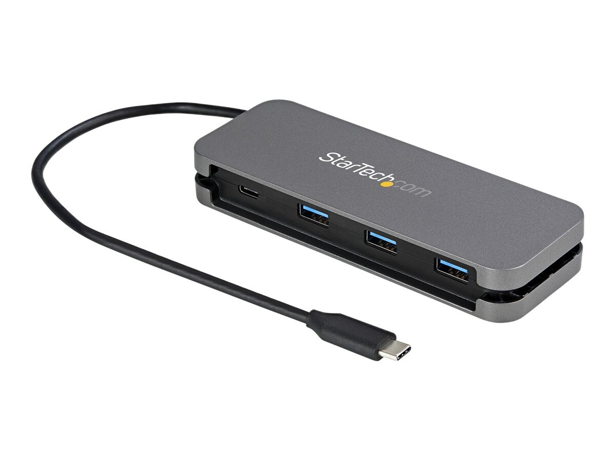 StarTech.com 4 Port USB C Hub - 3 USB-A/1 USB-C (5Gbps USB 3.0) 11.2" Cable