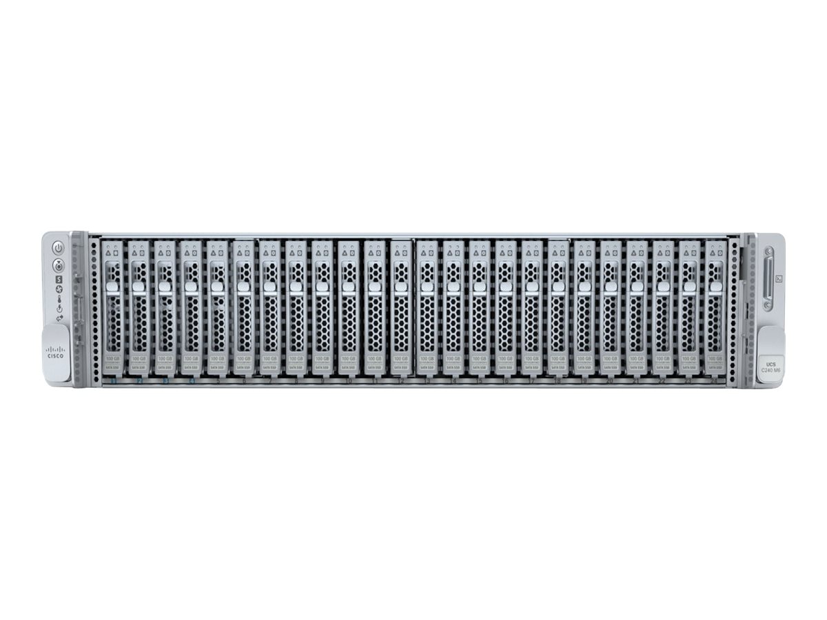 Cisco Hyperflex System HX240c M6 All Flash - rack-mountable no CPU - no HDD