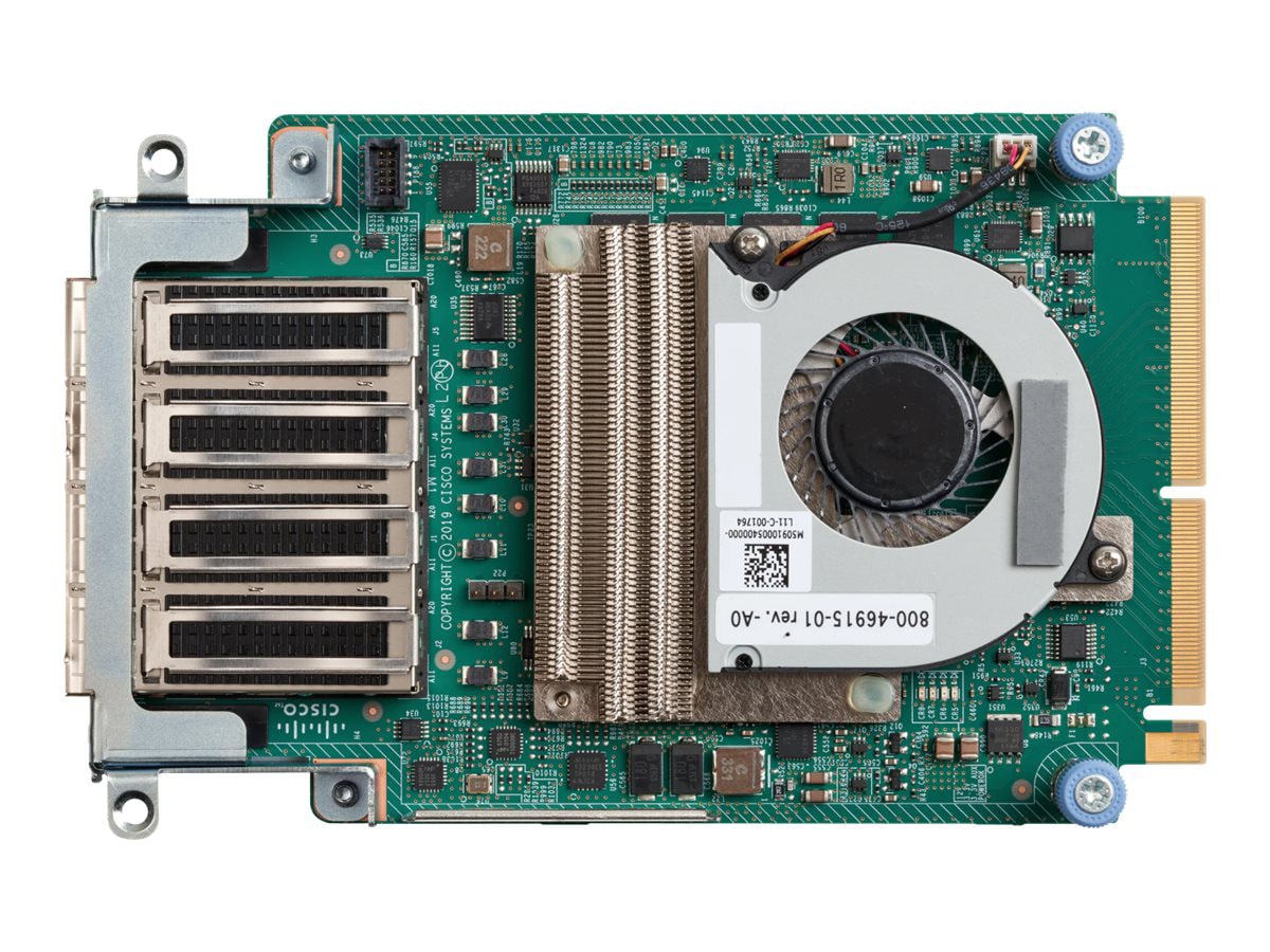 Cisco UCS Virtual Interface Card 1467 - adaptateur réseau - PCIe 3.0 x16 - 10Gb Ethernet / 25Gb Ethernet SFP28 x 4