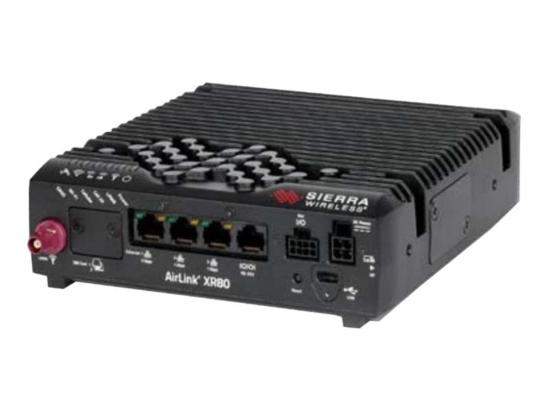Sierra Wireless AirLink XR80 - Single 5G - wireless router - WWAN - 802.11a/b/g/n/ac/ax - 3G, 4G, 5G - in-vehicle