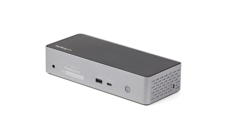 Absorbere omfatte Tarmfunktion StarTech.com USB-C Dock - 4K 60Hz Quad Monitor DP/HDMI - Universal USB C  Docking Station - 100W PD - DK31C4DPPD - Docking Stations & Port  Replicators - CDW.com