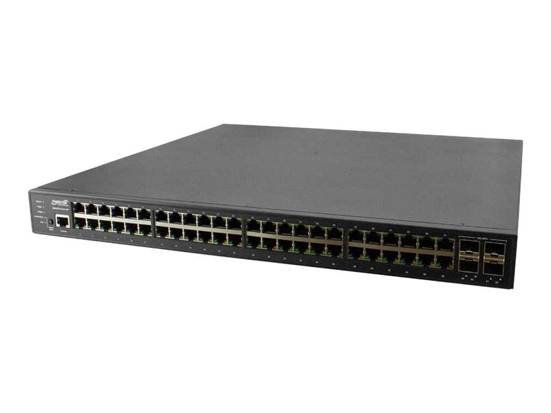 Transition Networks SM48TAT4XA-RP - switch - 48 ports - managed - rack-mountable