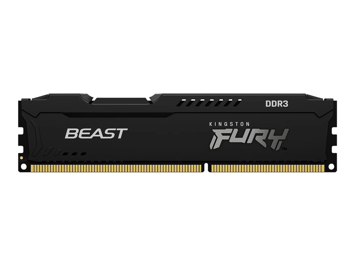 Kingston FURY Beast - DDR3 - kit - 16 GB: 2 x 8 GB - DIMM 240-pin - 1600 MHz / PC3-12800 - unbuffered