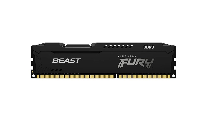 Kingston FURY Beast - DDR3 - kit - 16 GB: 2 x 8 GB - DIMM 240-pin - 1600 MHz / PC3-12800 - unbuffered