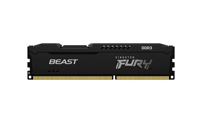 Kingston FURY Beast - DDR3 - kit - 16 GB: 2 x 8 GB - DIMM - 1600 MHz / PC3-12800 - unbuffered - KF316C10BBK2/16 - Server Memory - CDW.com