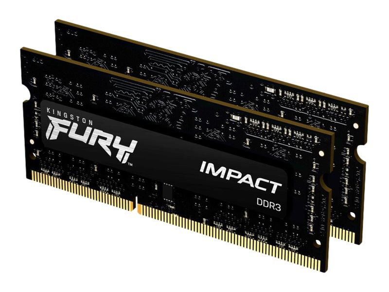 Kingston FURY Impact - DDR3L - kit - 8 GB: 2 x 4 GB - SO-DIMM 204-pin - 160