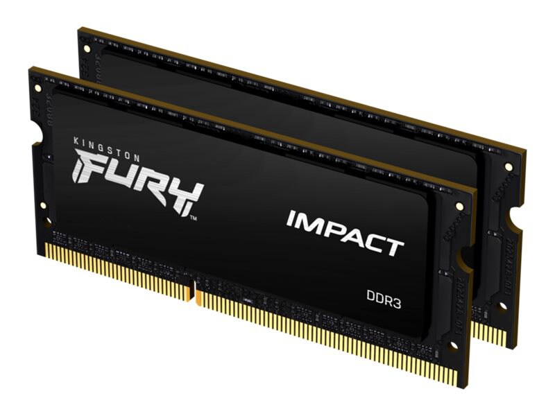 Kingston FURY Impact - DDR3L - kit - 16 GB: 2 x 8 GB - SO-DIMM 204-pin - 18