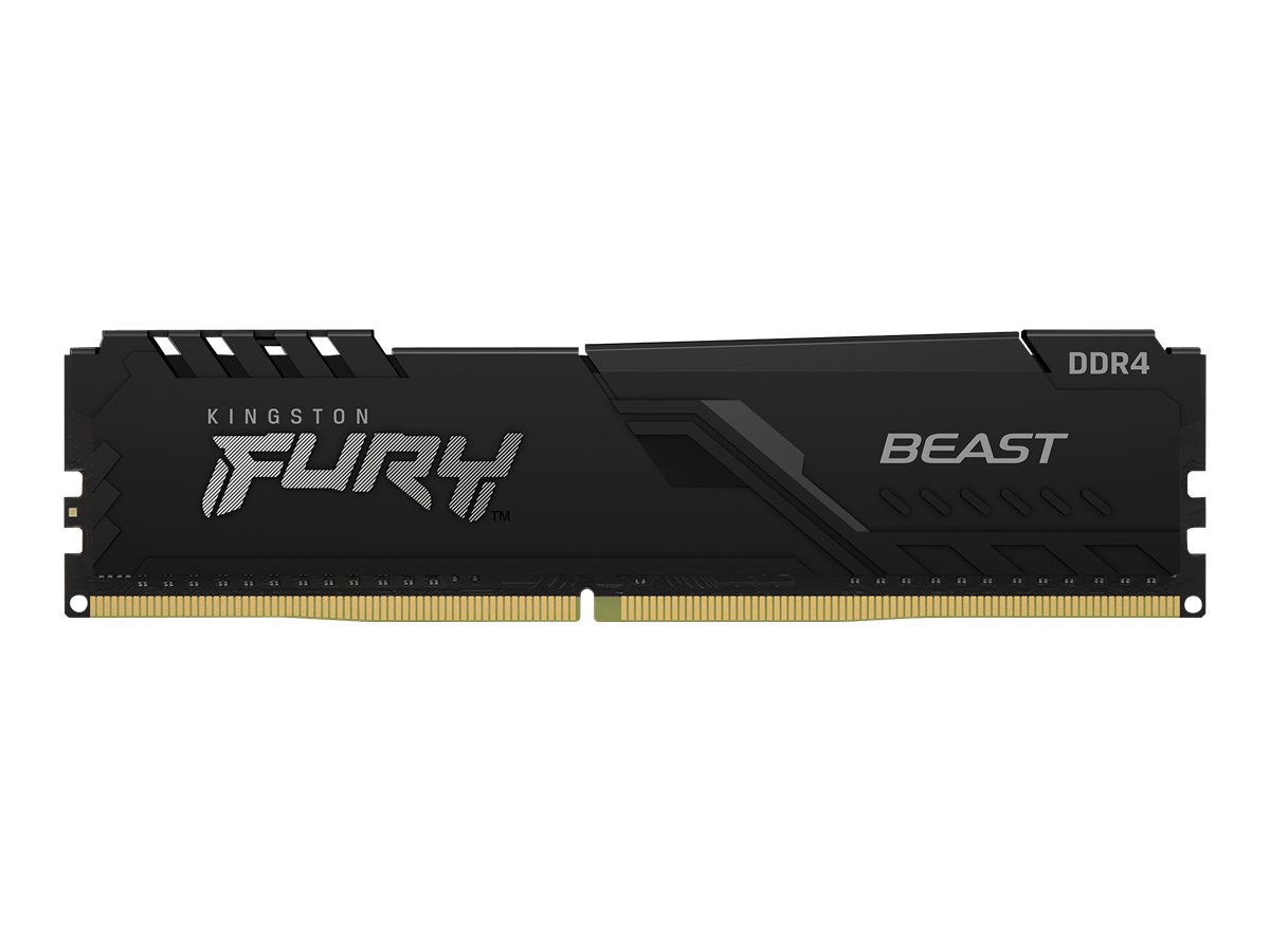 Kingston FURY Beast - DDR4 - kit - 128 GB: 4 x 32 GB - DIMM 288-pin - 2666 MHz / PC4-21300 - unbuffered