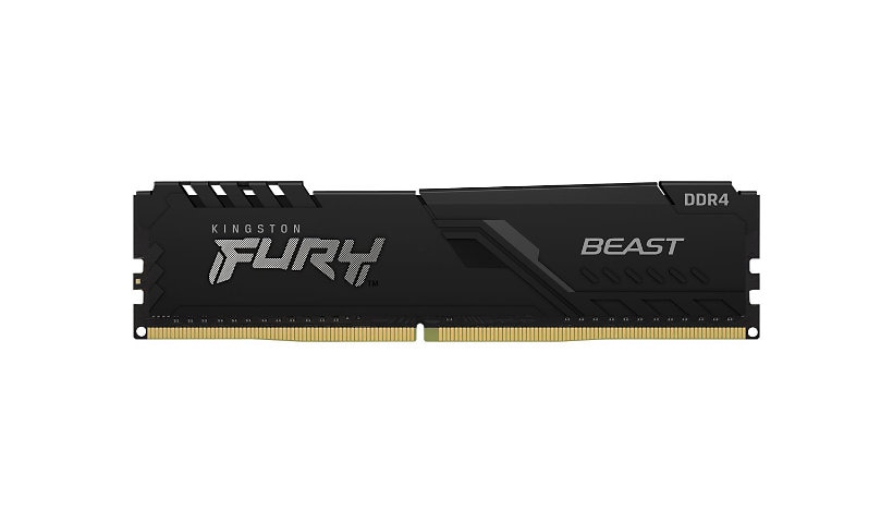 Kingston FURY Beast - DDR4 - kit - 128 GB: 4 x 32 GB - DIMM 288-pin - 2666 MHz / PC4-21300 - unbuffered