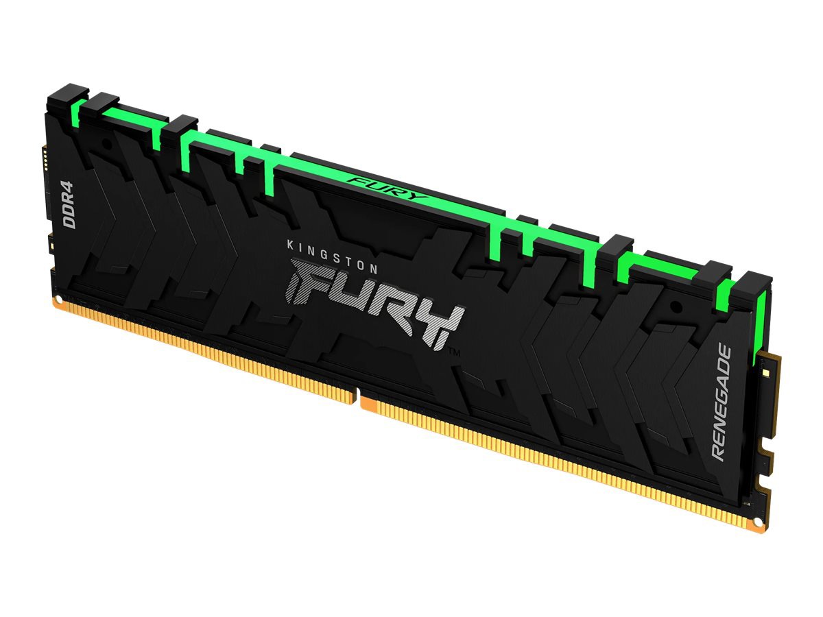 Kingston FURY Renegade RGB - DDR4 - module - 16 GB - DIMM 288-pin - 3200 MHz / PC4-25600 - unbuffered