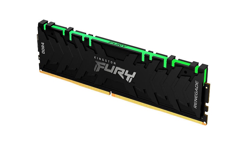 Kingston FURY Renegade RGB - DDR4 - module - 16 GB - DIMM 288-pin - 3200 MHz / PC4-25600 - unbuffered