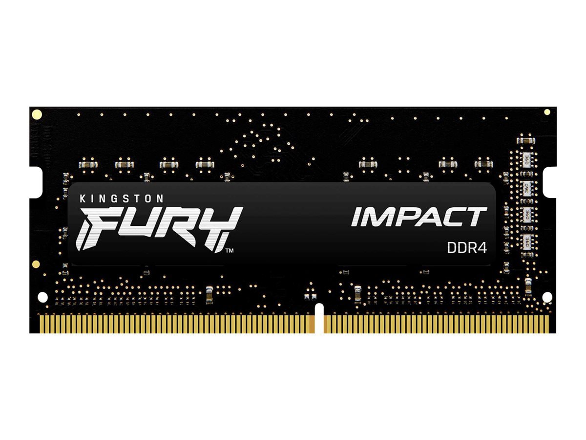Kingston FURY Impact - DDR4 - kit - 32 GB: 2 x 16 GB - SO-DIMM 260-pin - 32