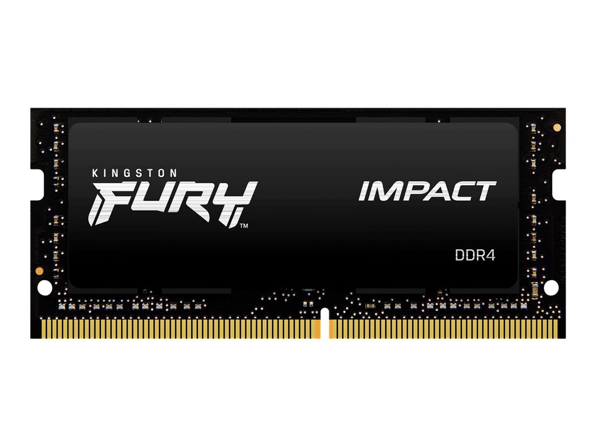 Kingston FURY Impact - DDR4 - kit - 64 GB: 2 x 32 GB - SO-DIMM 260-pin -  3200 MHz / PC4-25600 - unbuffered