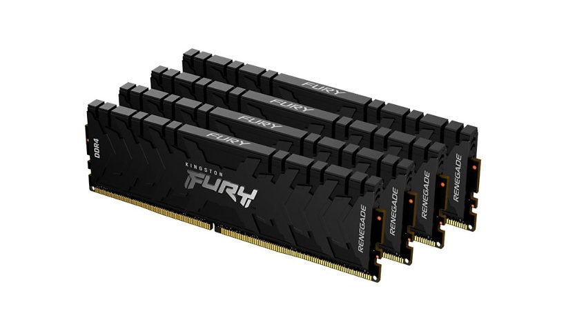 Kingston FURY Renegade - DDR4 - kit - 128 GB: 4 x 32 GB - DIMM 288-pin - 36