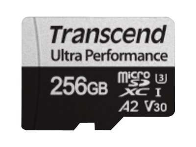 Transcend 340S - flash memory card - 256 GB - microSDXC