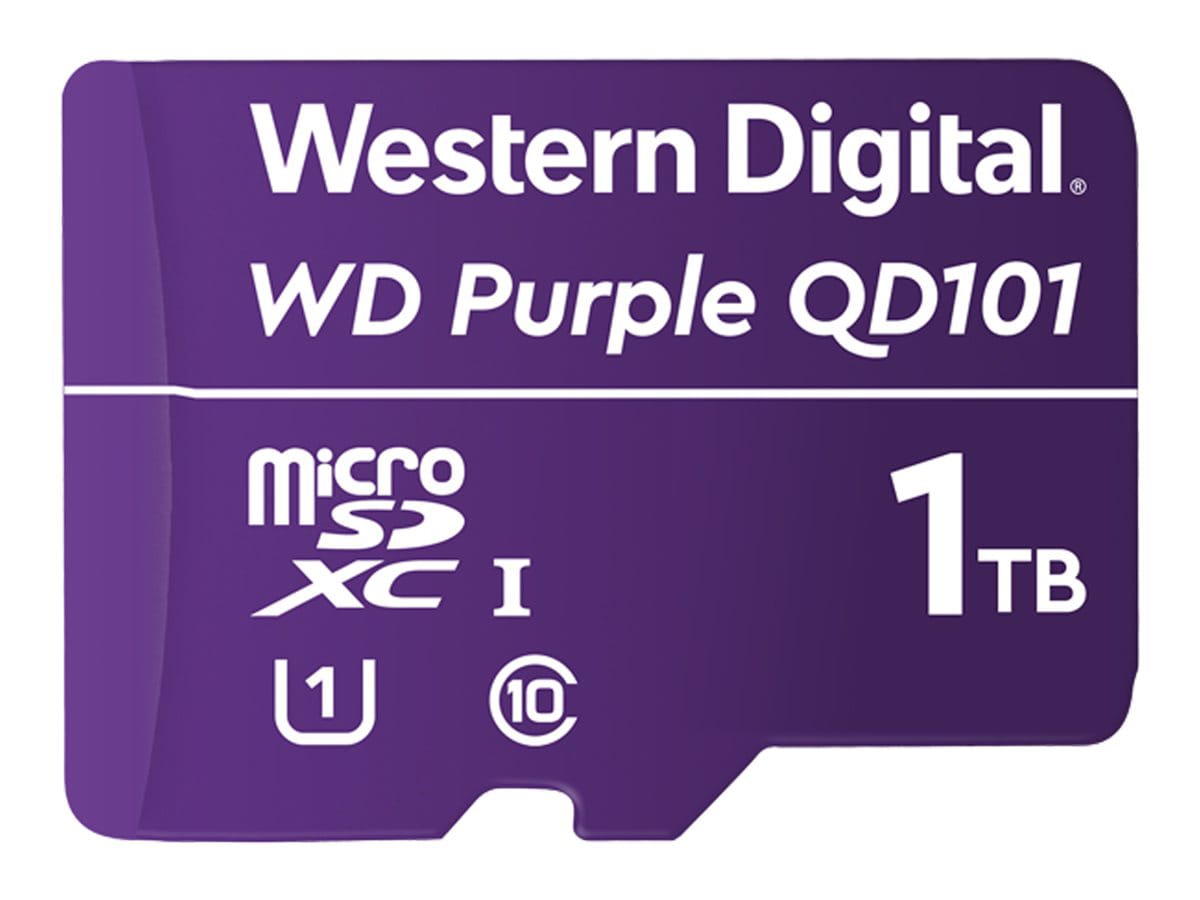 WD Purple WDD100T1P0C - flash memory card - 1 TB - microSDXC